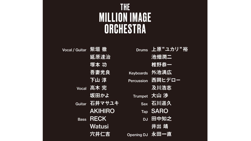 Yasushi Ide Presents THE MILLION IMAGE ORCHESTRA ～Rolling On The Road～