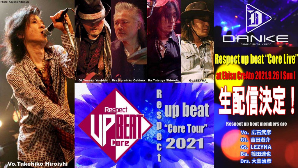 Respect up beat “core tour” 2021